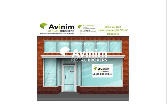 Local commercial dans Deauville à louer Photo de l’immeuble– Image 1 sur 2