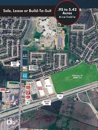 Plus de détails pour IH-10 E & N Foster Rd, San Antonio, TX - Terrain à vendre