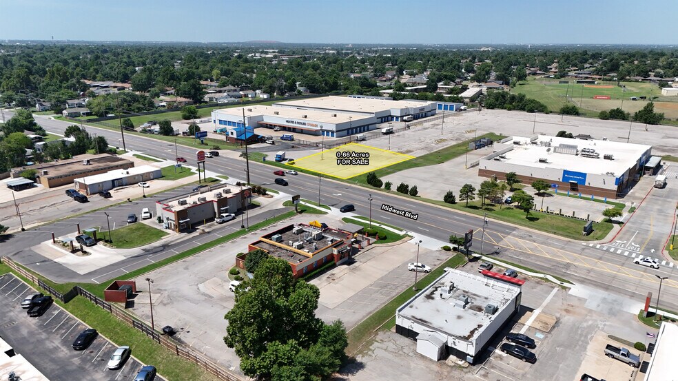 301 S Midwest Blvd, Oklahoma City, OK à vendre - Aérien – Image 1 sur 3