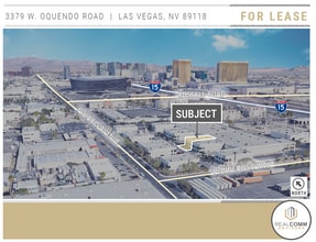 3379 W Oquendo Rd, Las Vegas, NV - Vue aérienne vue de carte