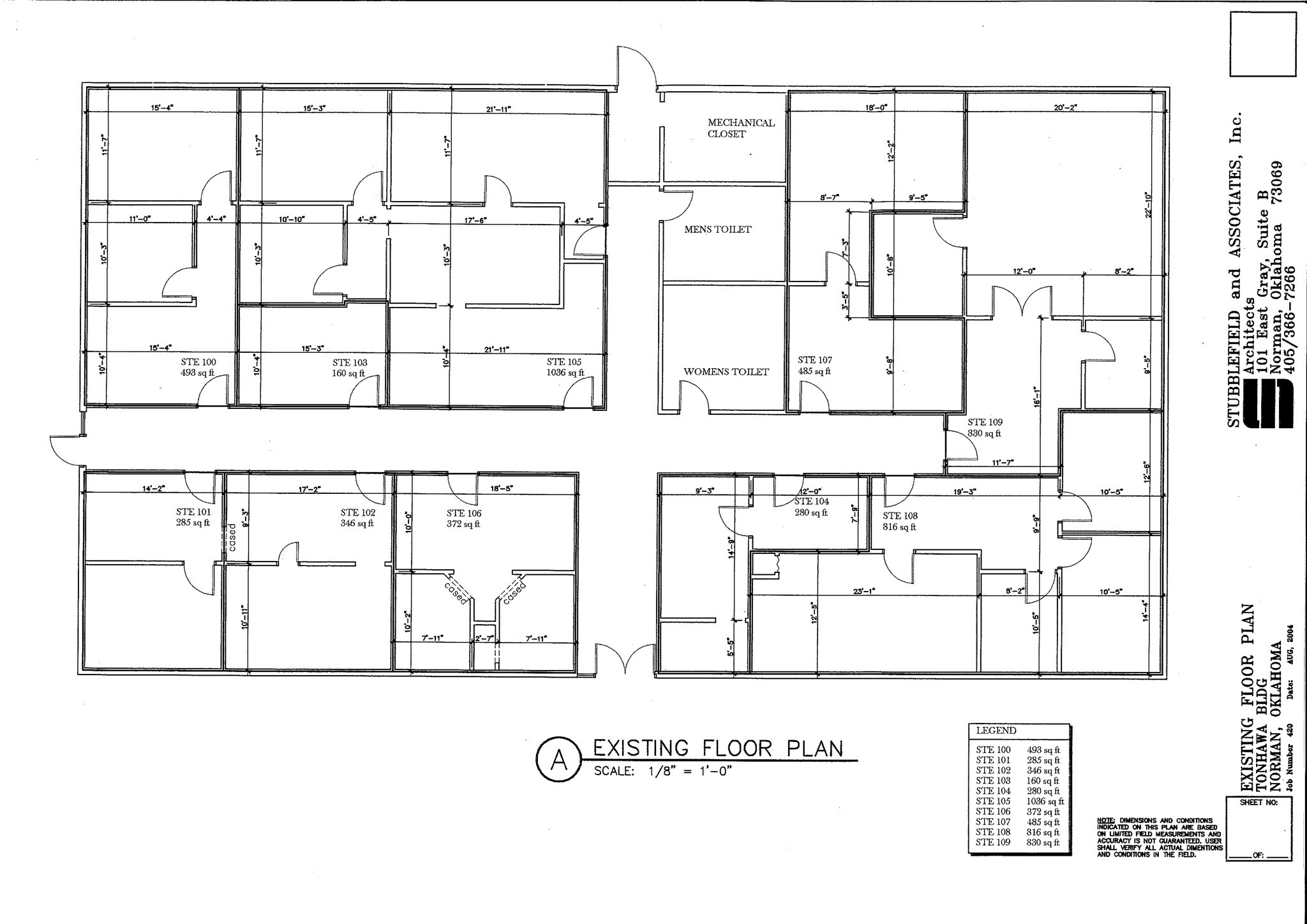 123 E Tonhawa St, Norman, OK à louer Plan de site– Image 1 sur 1