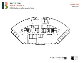 13034 Ballantyne Corporate Pl, Charlotte, NC à louer Plan d’étage– Image 1 sur 1