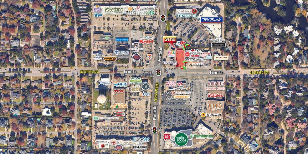 6021 Forrest Ln, Dallas, TX à louer - Aérien – Image 2 sur 4
