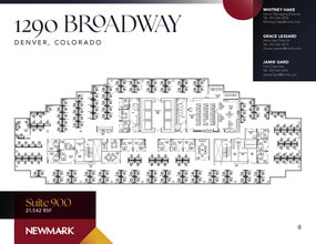 1290 Broadway, Denver, CO à louer Plan d’étage– Image 1 sur 1