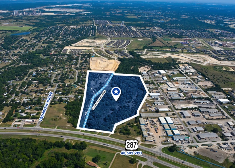 NEC of 287 & Primrose Dr. hwy, Midlothian, TX à vendre - Aérien – Image 1 sur 2