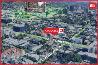 1318 N Highland Ave, Los Angeles, CA - VUE AÉRIENNE  vue de carte