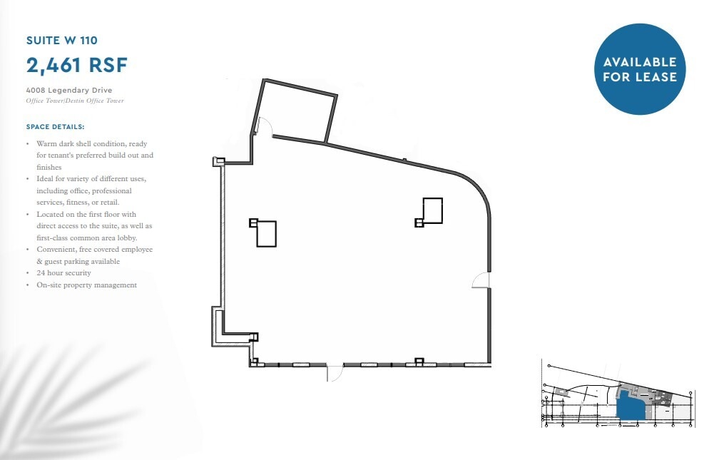 4008-4300 Legendary Dr, Destin, FL à louer Plan d’étage– Image 1 sur 1
