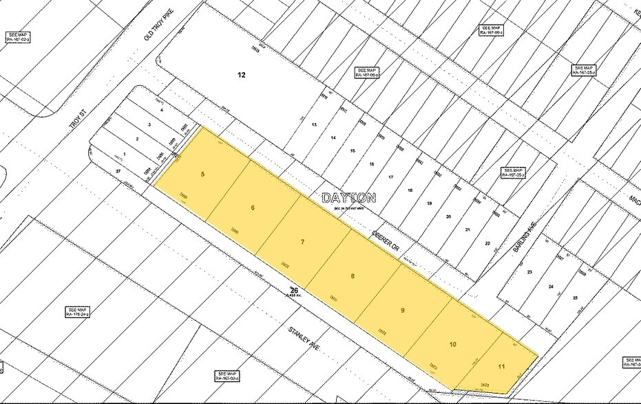 2416-2524 Stanley Ave, Dayton, OH à louer - Plan cadastral – Image 3 sur 3