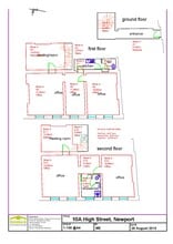 10A High St, Newport à louer Plan d’étage– Image 1 sur 1