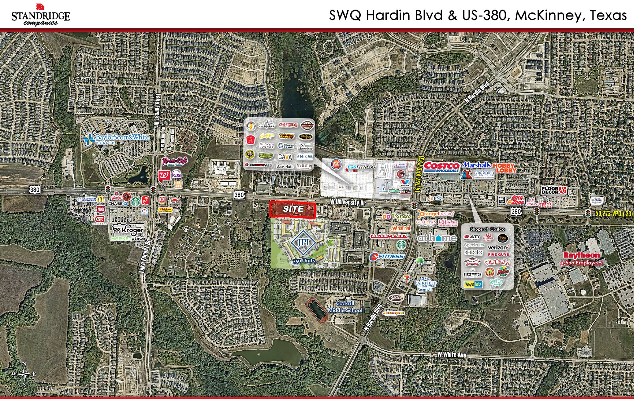 SWQ US-380 & Bois D'Arc, McKinney, TX à vendre Aérien– Image 1 sur 2