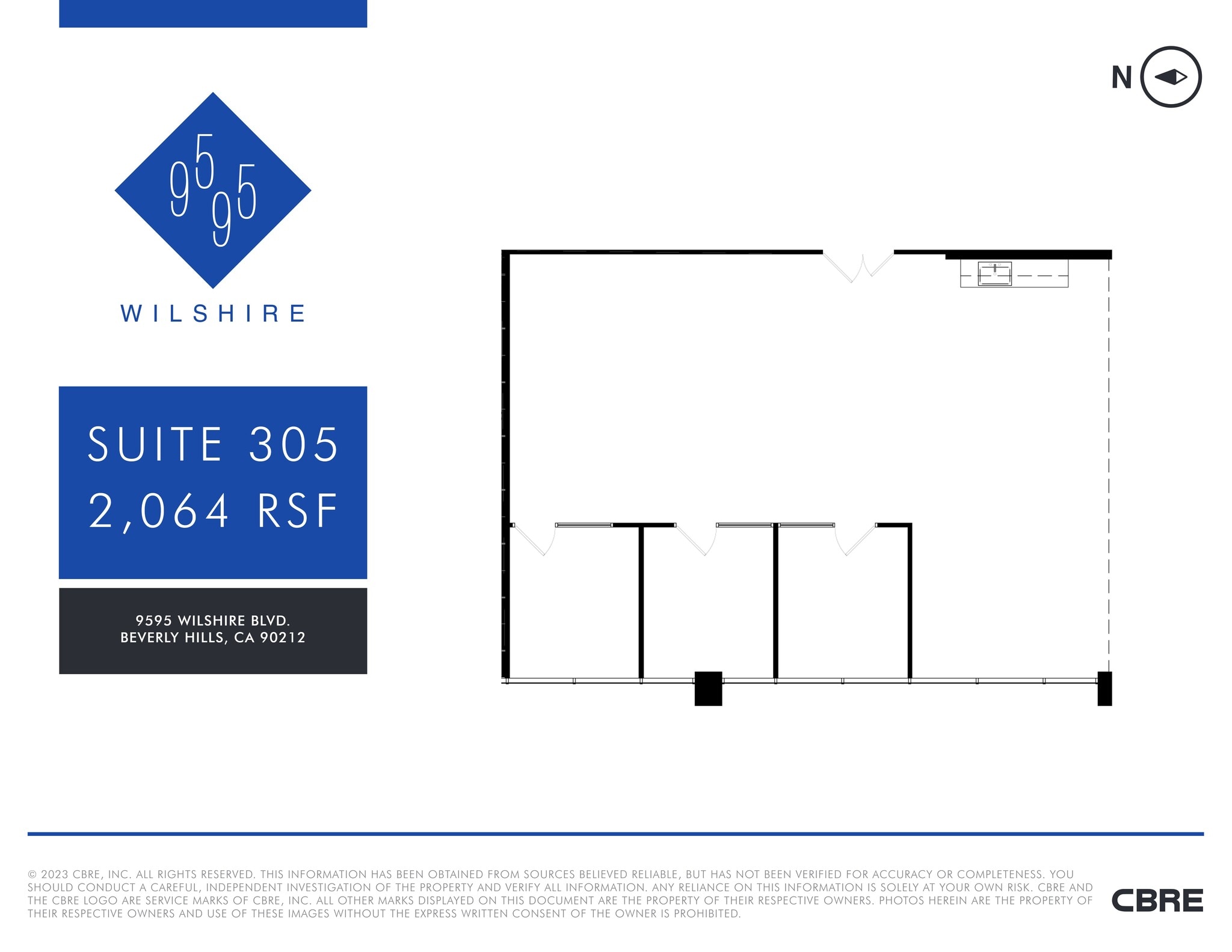 9595 Wilshire Blvd, Beverly Hills, CA à louer Plan de site– Image 1 sur 1