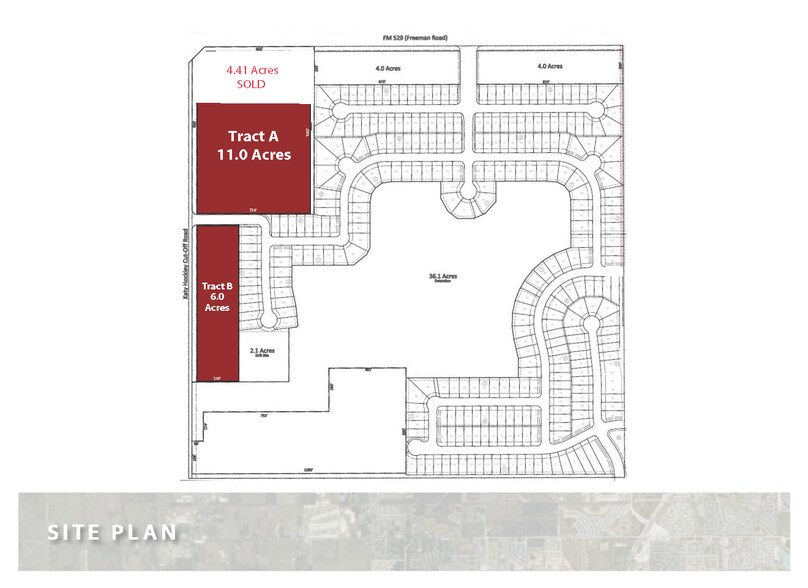 FM 529 at Katy Hockley Cut-Off Road, Katy, TX à vendre - Plan cadastral – Image 2 sur 2