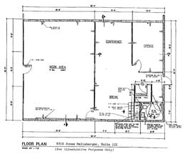 8318 Jones Maltsberger Rd, San Antonio, TX à louer Plan d’étage– Image 1 sur 7
