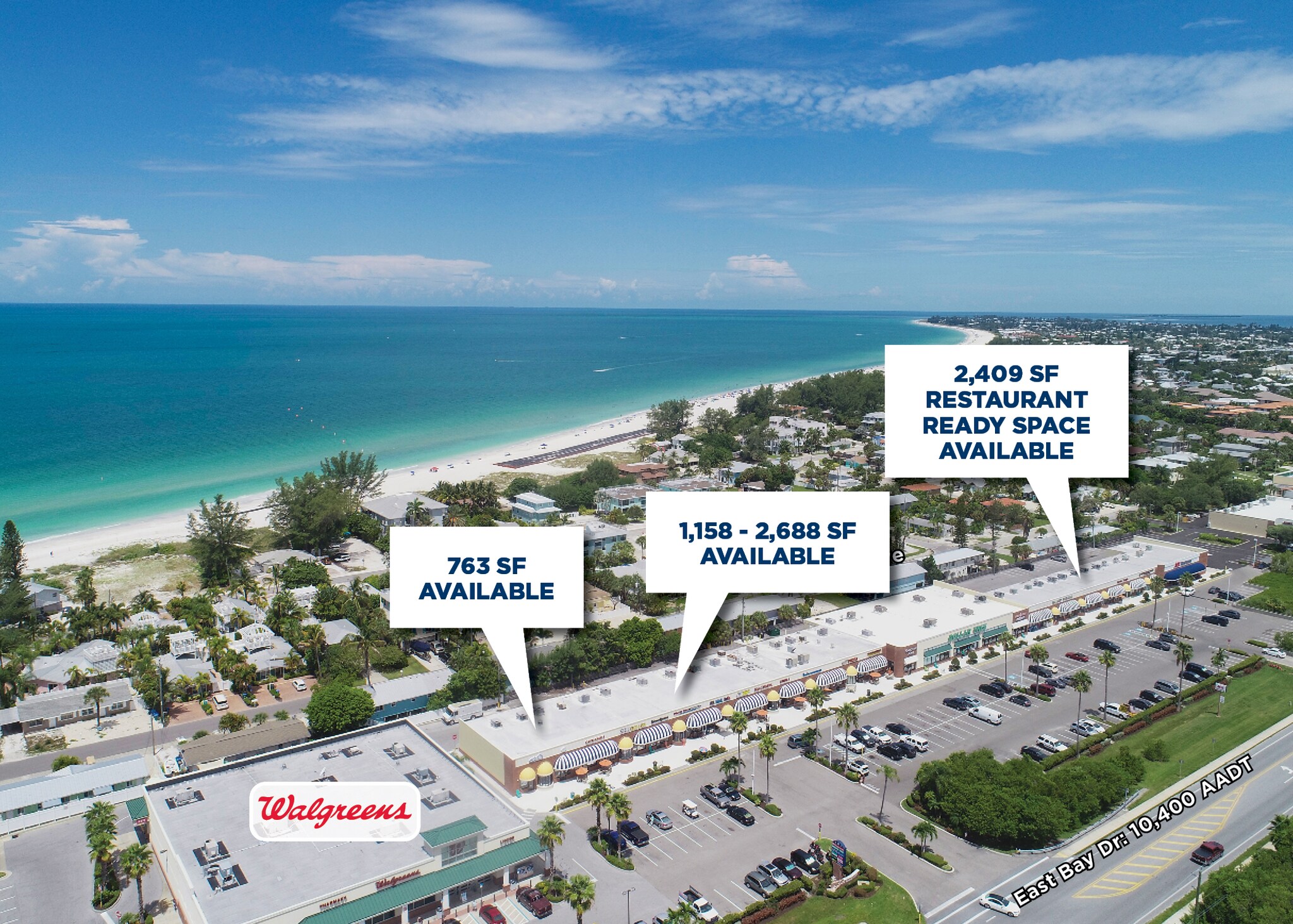 3200-3352 E Bay Dr, Holmes Beach, FL à louer Photo principale– Image 1 sur 6