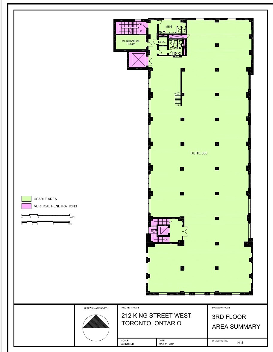 212 King St W, Toronto, ON à louer Plan d’étage– Image 1 sur 1