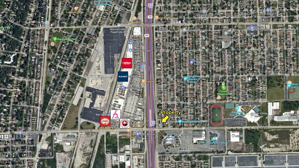 Ashland Avenue & 119th Street, Chicago, IL à vendre - Aérien – Image 3 sur 16