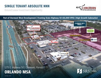 Plus de détails pour 1275 E Highway 50, Clermont, FL - Local commercial à vendre