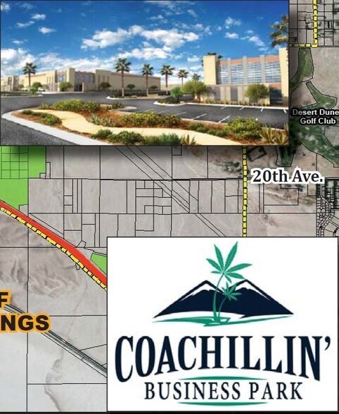 2.52-Acres N Indian Canyon Dr, Desert Hot Springs, CA à vendre - Photo de l’immeuble – Image 2 sur 2