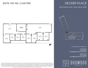 420 Decker Dr, Irving, TX à louer Plan d’étage– Image 1 sur 1