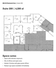 804 W Diamond Ave, Gaithersburg, MD à louer Plan d’étage– Image 1 sur 1