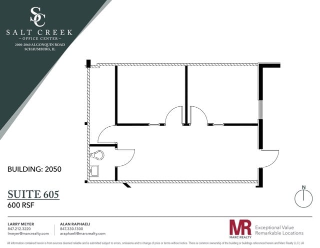 2010 E Algonquin Rd, Schaumburg, IL à louer Plan d’étage– Image 1 sur 1