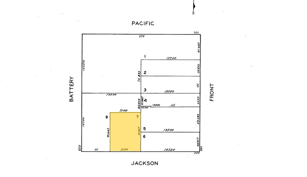 244 Jackson St, San Francisco, CA à louer - Plan cadastral – Image 2 sur 10