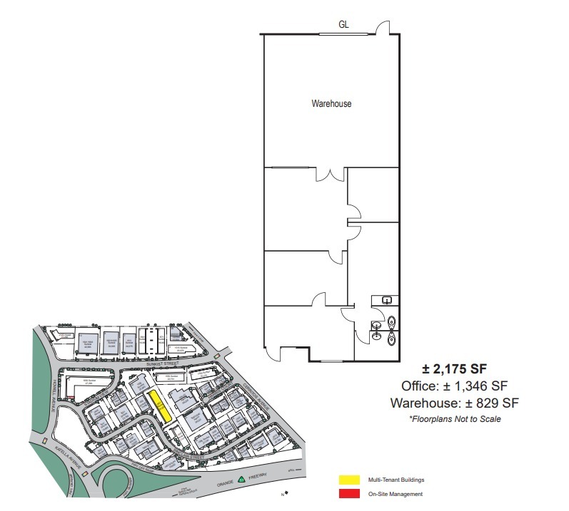 1591 S Sinclair St, Anaheim, CA à louer Plan d’étage– Image 1 sur 1