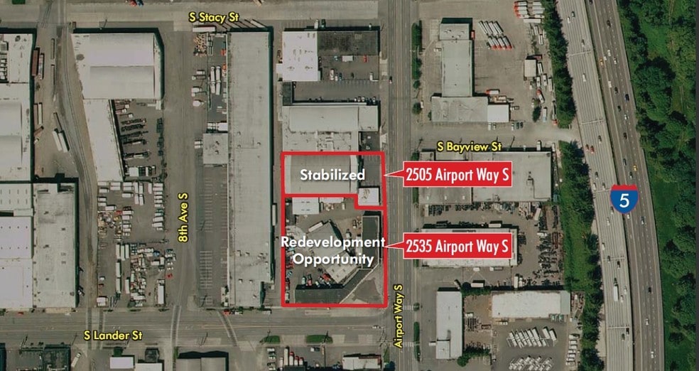 2505 Airport Way S, Seattle, WA à vendre - Aérien – Image 2 sur 8
