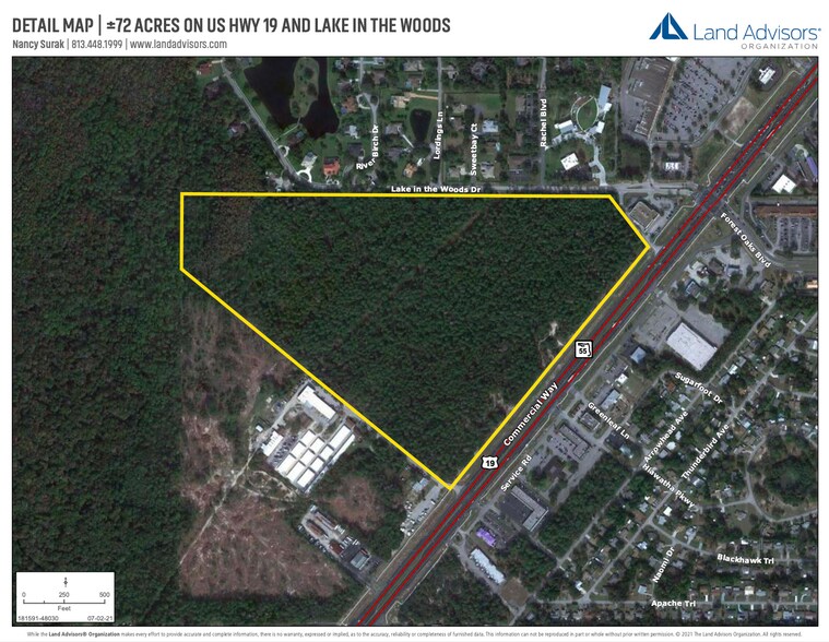 Commercial Way, Spring Hill, FL à vendre - Aérien – Image 2 sur 2