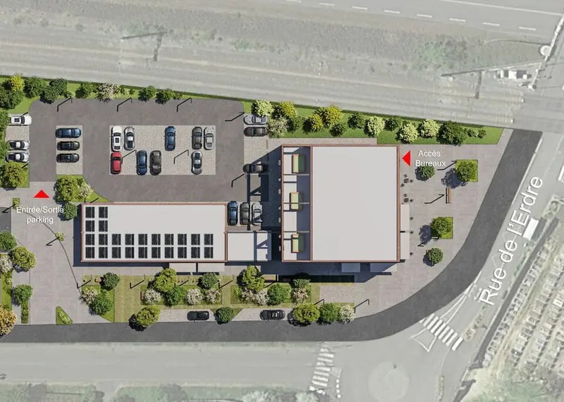 Bureau dans La Chapelle-sur-Erdre à vendre - Plan de site – Image 2 sur 5