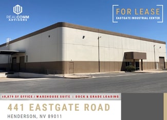 Plus de détails pour 441 Eastgate Rd, Henderson, NV - Industriel/Logistique à louer