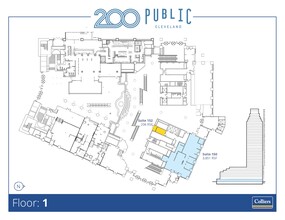 200 Public Sq, Cleveland, OH à louer Plan d’étage– Image 1 sur 1