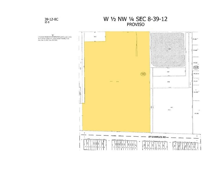 5300 Saint Charles Rd, Berkeley, IL à louer - Plan cadastral – Image 2 sur 3