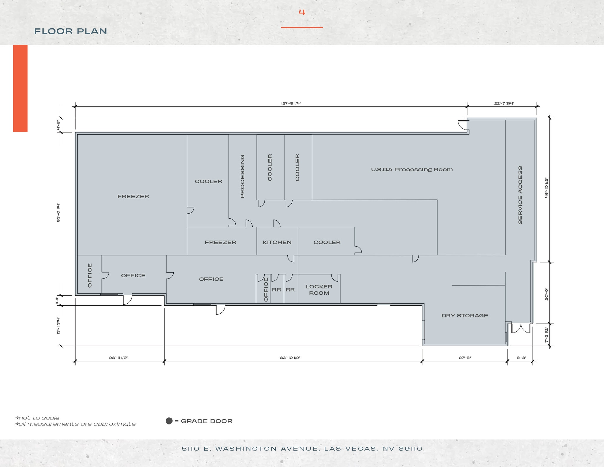 5110 E Washington Ave, Las Vegas, NV à vendre Plan d’étage– Image 1 sur 1