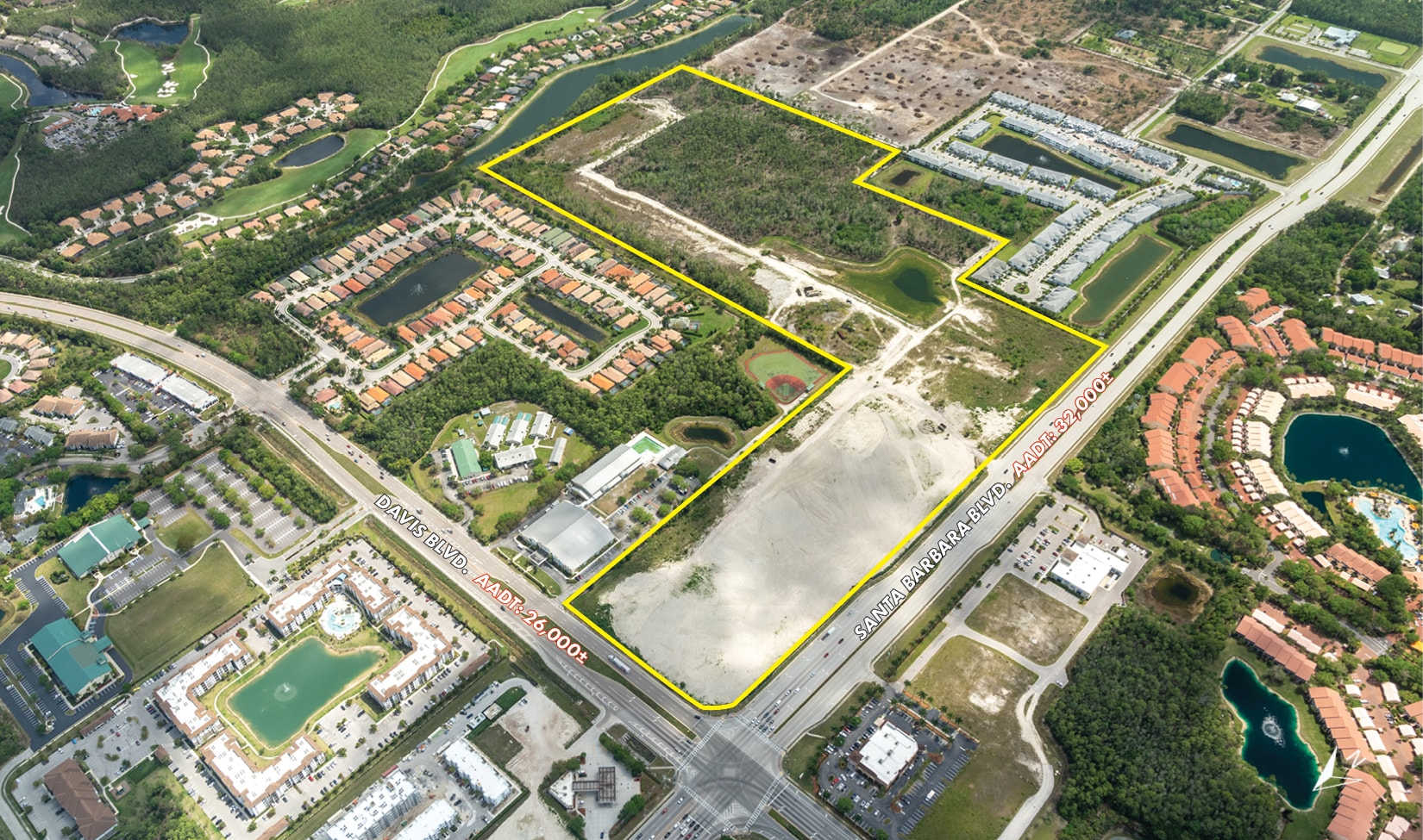 4886 Santa Barbara Blvd., Naples, FL à vendre Aérien– Image 1 sur 17