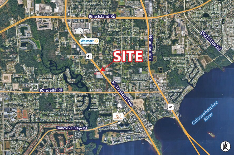 14301 N Cleveland Ave, North Fort Myers, FL à vendre - Aérien – Image 2 sur 4
