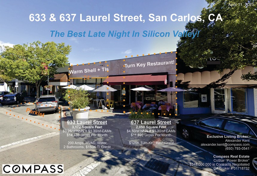 633-637 Laurel St, San Carlos, CA à louer - Photo de l’immeuble – Image 1 sur 6