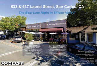 Plus de détails pour 633-637 Laurel St, San Carlos, CA - Local commercial à louer