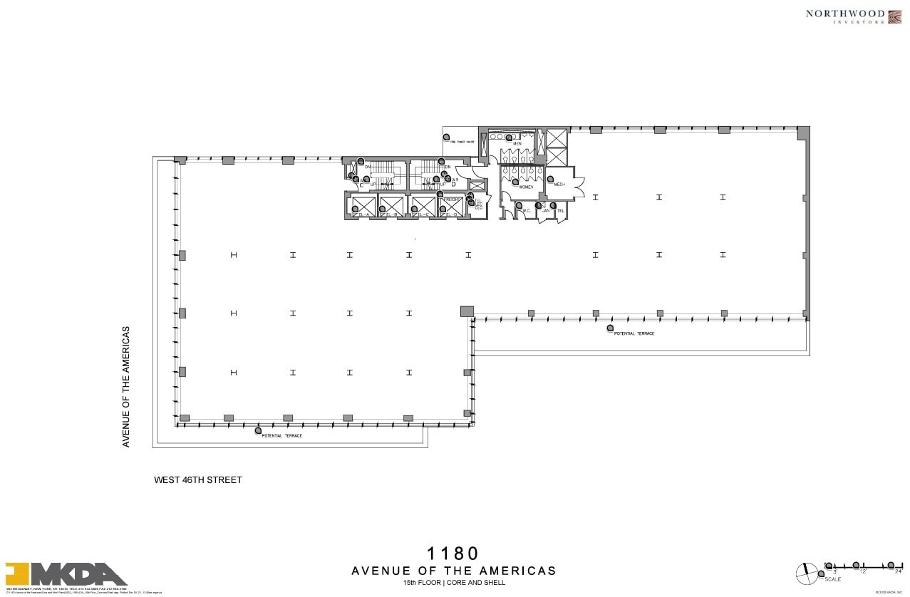 1180 Avenue of the Americas, New York, NY à louer Plan d’étage– Image 1 sur 2
