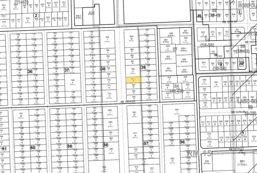 1512 NE 4th Ave, Fort Lauderdale, FL à louer - Plan cadastral – Image 3 sur 10