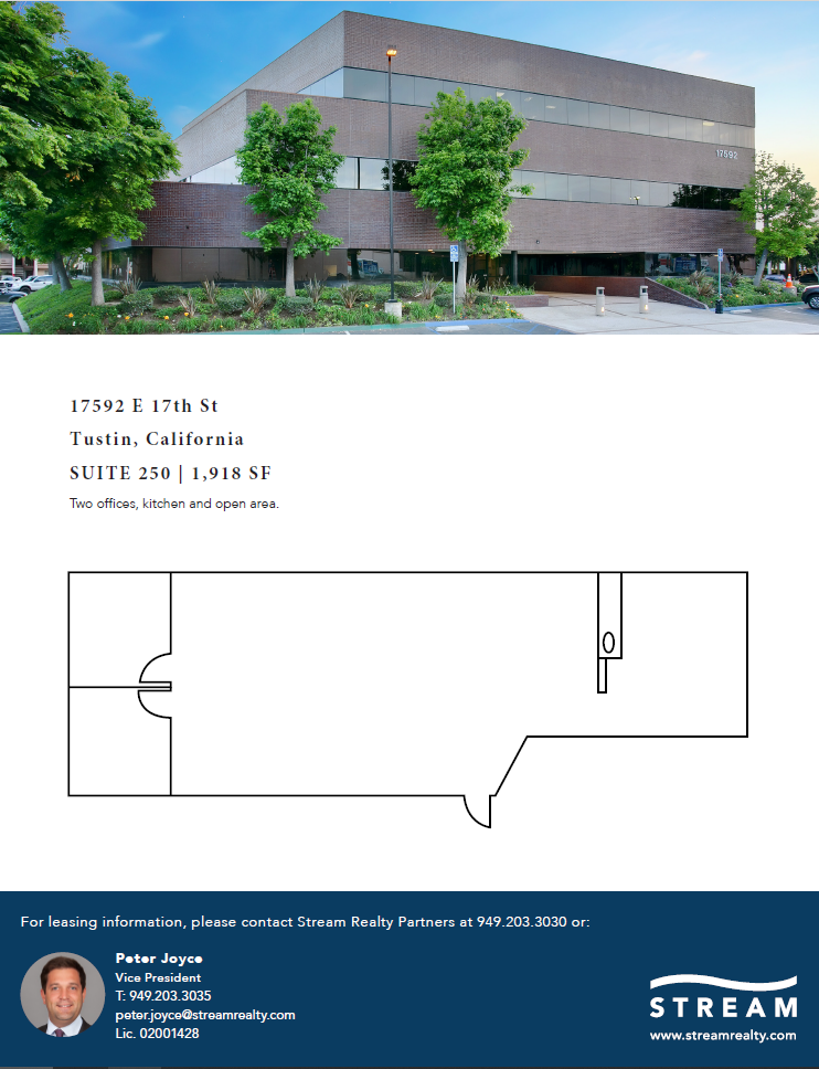 17592 E 17th St, Tustin, CA à vendre Plan d’étage– Image 1 sur 1