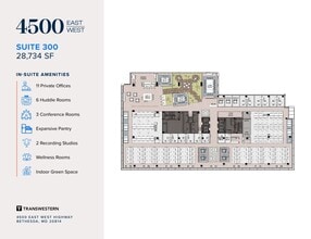 4500 East West Hwy, Bethesda, MD à louer Plan d’étage– Image 2 sur 2