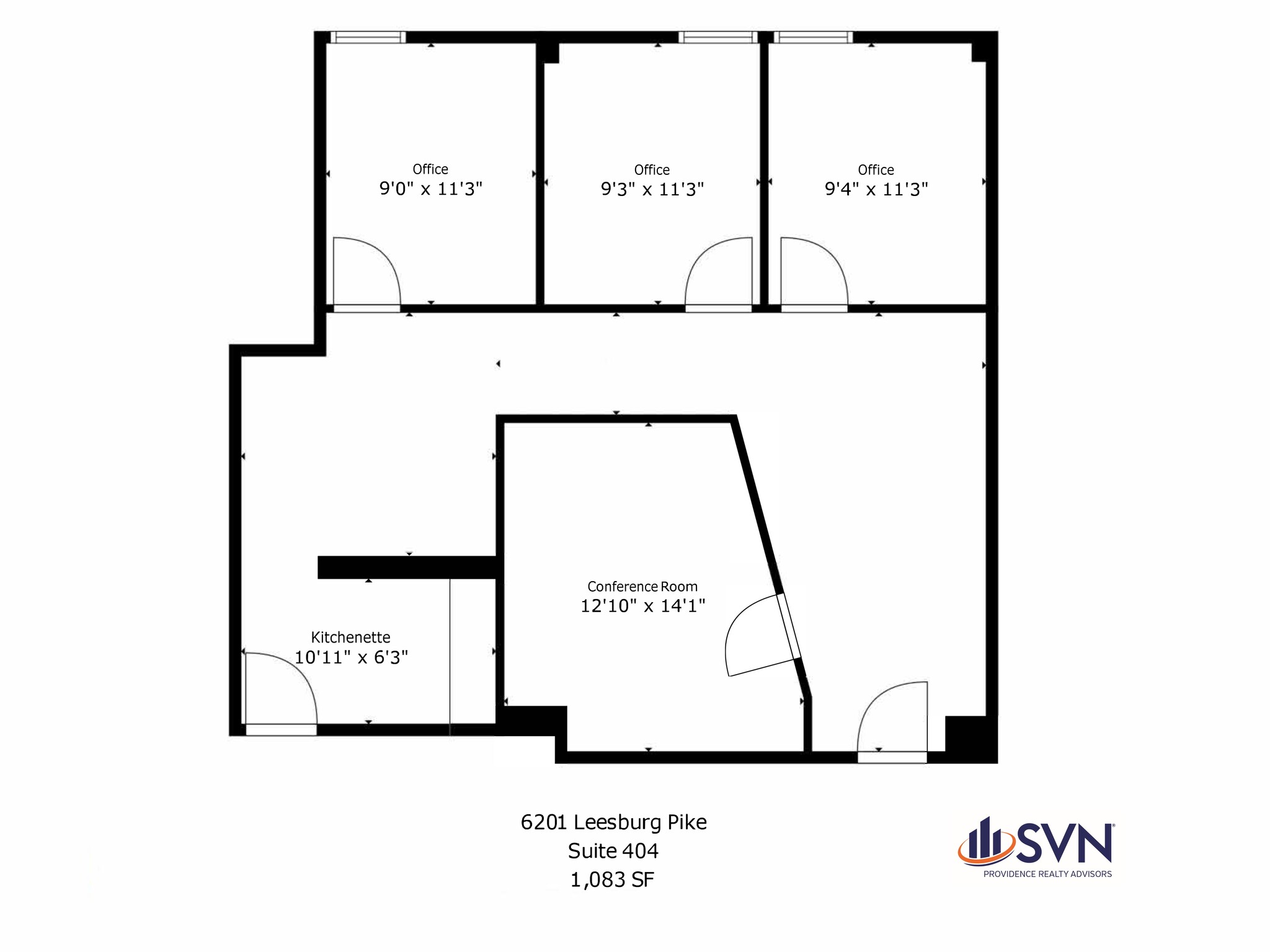 6201 Leesburg Pike, Falls Church, VA à louer Plan de site– Image 1 sur 1