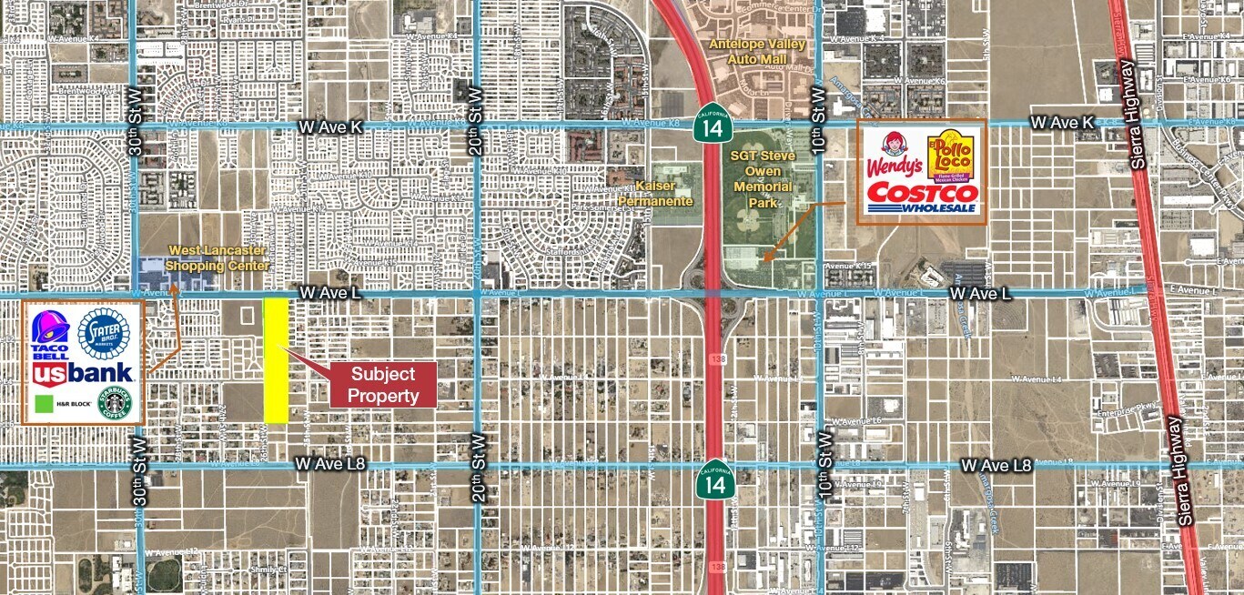 W Avenue L/26th Stw, Lancaster, CA à vendre Photo de l’immeuble– Image 1 sur 5