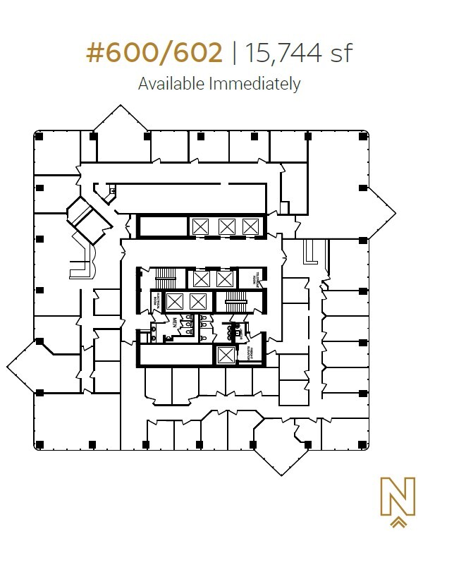 10104 103rd Ave NW, Edmonton, AB à louer Plan d’étage– Image 1 sur 1