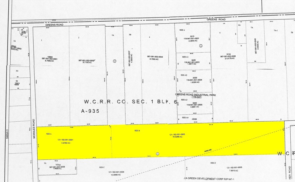 2928 Greens Rd, Houston, TX à louer - Plan cadastral – Image 2 sur 5