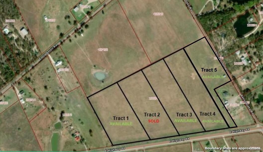 Hwy 84 @ Native Oaks - Tract 1, Axtell, TX à vendre Photo principale– Image 1 sur 2
