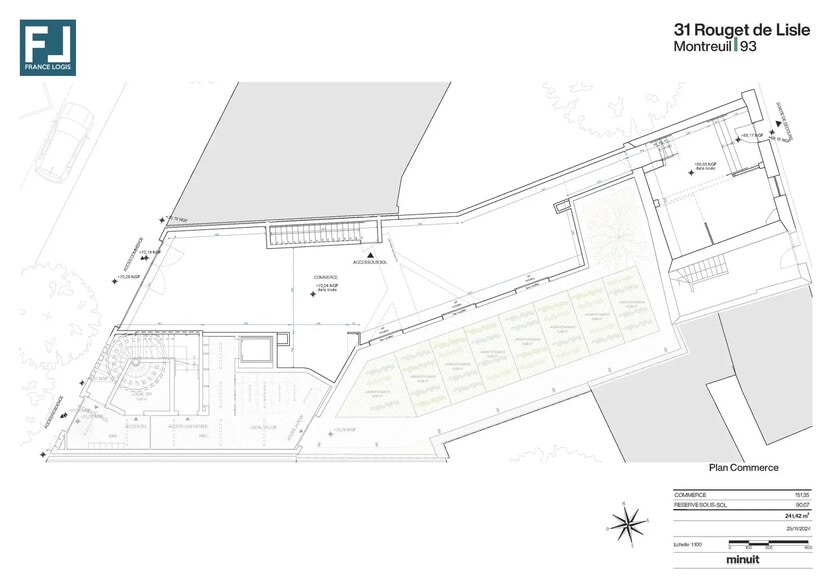 31 Boulevard Rouget De Lisle, Montreuil à louer - Plan d’étage – Image 2 sur 3