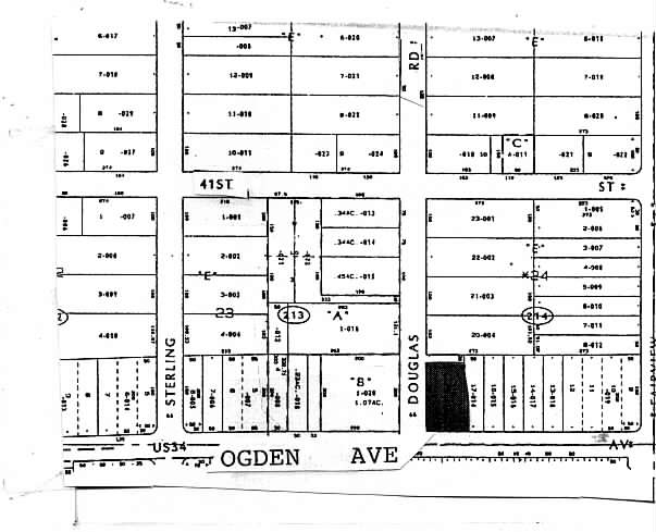 440 Ogden Ave, Downers Grove, IL à louer - Plan cadastral – Image 2 sur 5
