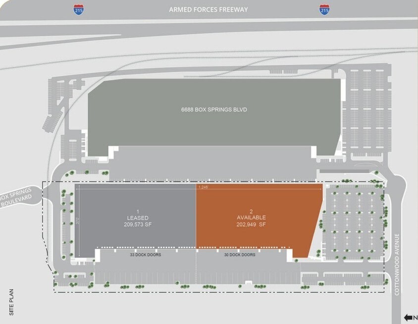 2358 Cottonwood Ave, Riverside, CA à louer Plan de site– Image 1 sur 1